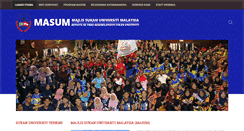 Desktop Screenshot of masum.org.my