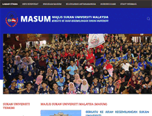 Tablet Screenshot of masum.org.my